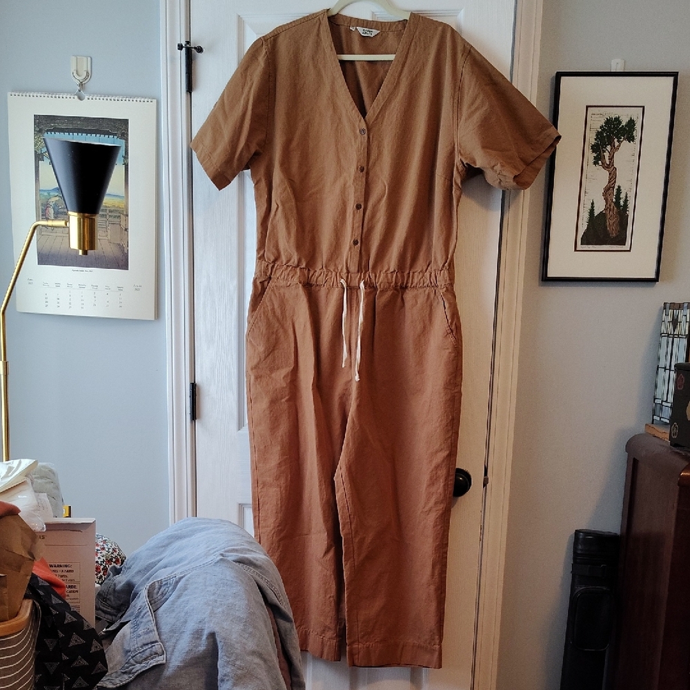 Bridge And Burn Khaki Jumpsuit